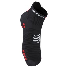 Calcetines Compressport Pro Racing V4.0 Run Low negro frontal