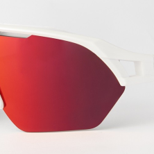Gafas Glen Eassun blanco lente rojo revo