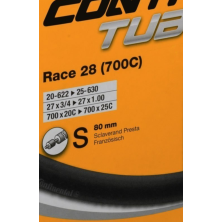 Cámara Race Tube 700Cx20-25 Válvula presta 80 mm