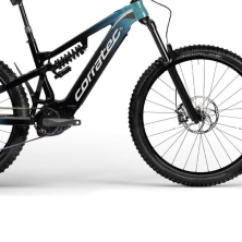 Bicicleta eléctrica MTB Corratec E-Power ILink 180 Race Verde Negro 2022