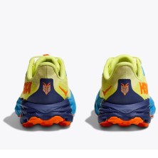 Zapatillas Hoka Speedgoat 5 junior Citrus Glow / Vibrant Orange talón