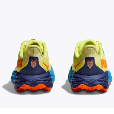 Zapatillas Hoka Speedgoat 5 junior Citrus Glow / Vibrant Orange talón