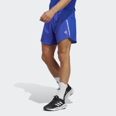 Pantalón corto Adidas Designed 4 Running 5" hombre lucid blue