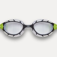 Gafas de natacion Zoggs Predator regular negro lima lentes transparentes