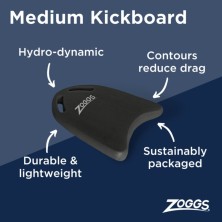 Tabla Natación Zoggs Eva Kick Board medium negro características