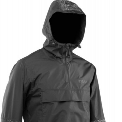 Chaqueta impermeable Northwave Urbanite jacket negro capucha