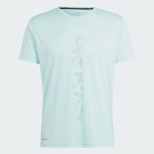 Camiseta manga corta Adidas Terrex Agravic Trail Running hombre turquesa