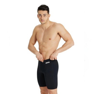Bañador Jammer Arena Team Swim solid negro blanco