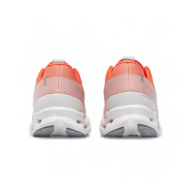 Zapatillas On Running Cloudsurfer Mujer Flame/White talones