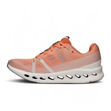 Zapatillas On Running Cloudsurfer Mujer Flame/White perfil
