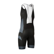 Traje Triatlón Sural S/Mangas PREMIUM AIRFLOW - negro/gris