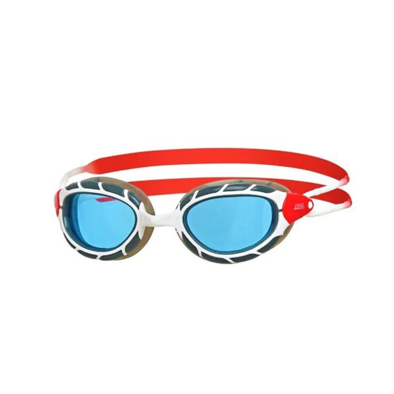 Gafas de natación Predator - blanco/rojo