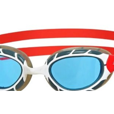Gafas de natación Predator - blanco/rojo