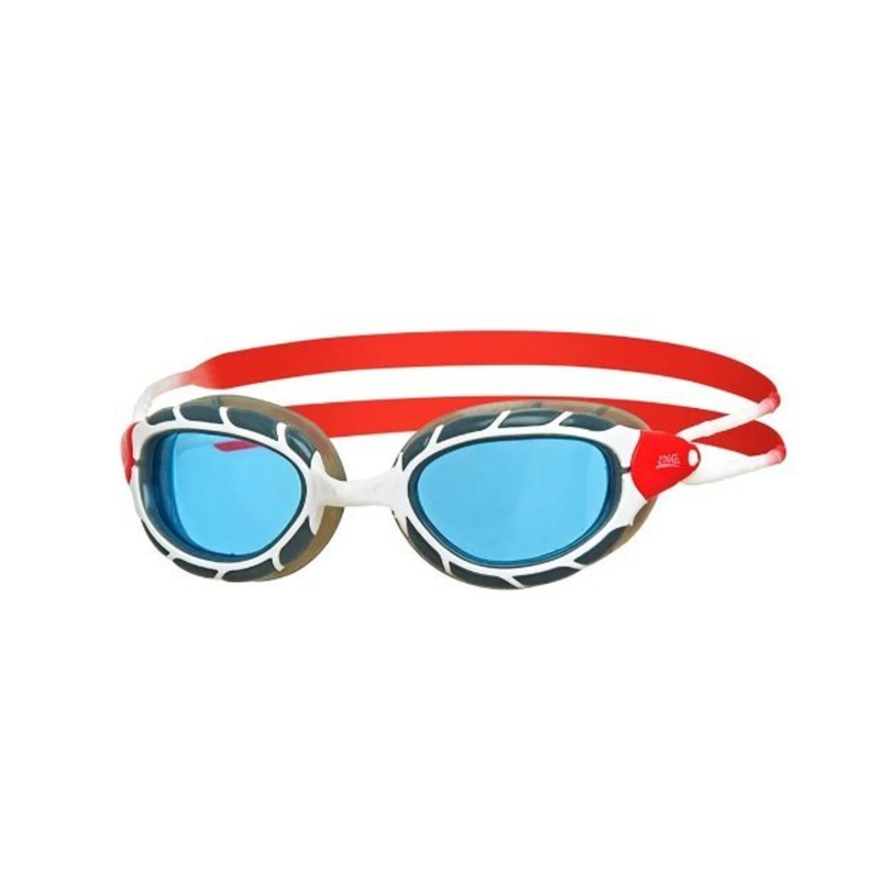 Gafas de natación Predator Smaller - blanco/rojo Zoggs
