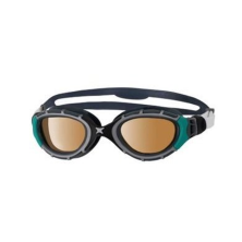 Gafas de natación Predator flex polarized ultra negra verde Zoggs