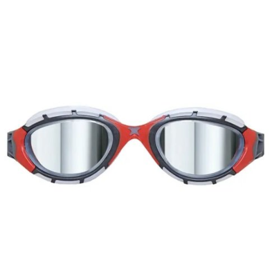 Gafas de natacion Predator Flex Titanium (Rojo-gris)