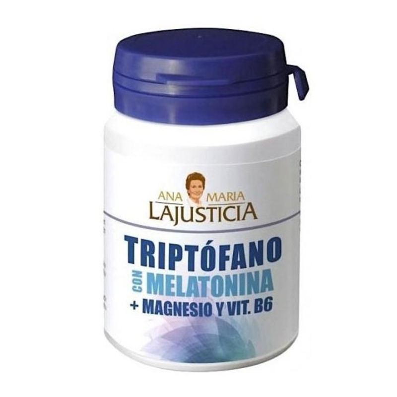 Triptófano con melatonia mágnesio y vitamina B6 Ana María La Justicia