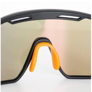 Gafas eassun Paradiso negro mate con lentes espejadas Red Revo