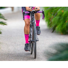 Calcetines de Ciclismo High Cut Fluor Pink