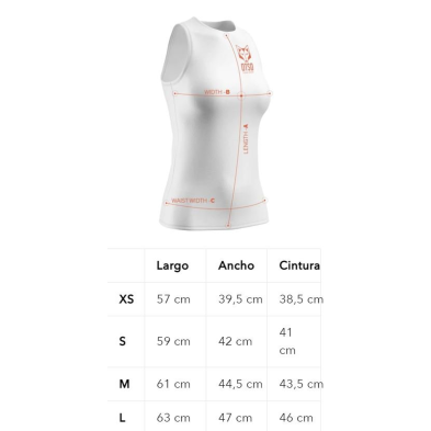 Camiseta sin mangas Singlet amarillo mujer