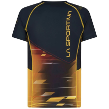 Camiseta M/corta Wave hombre negro/amarillo La Sportiva