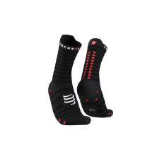 Calcetines Pro Racing Ultralight V4 High negro rojo Compressport
