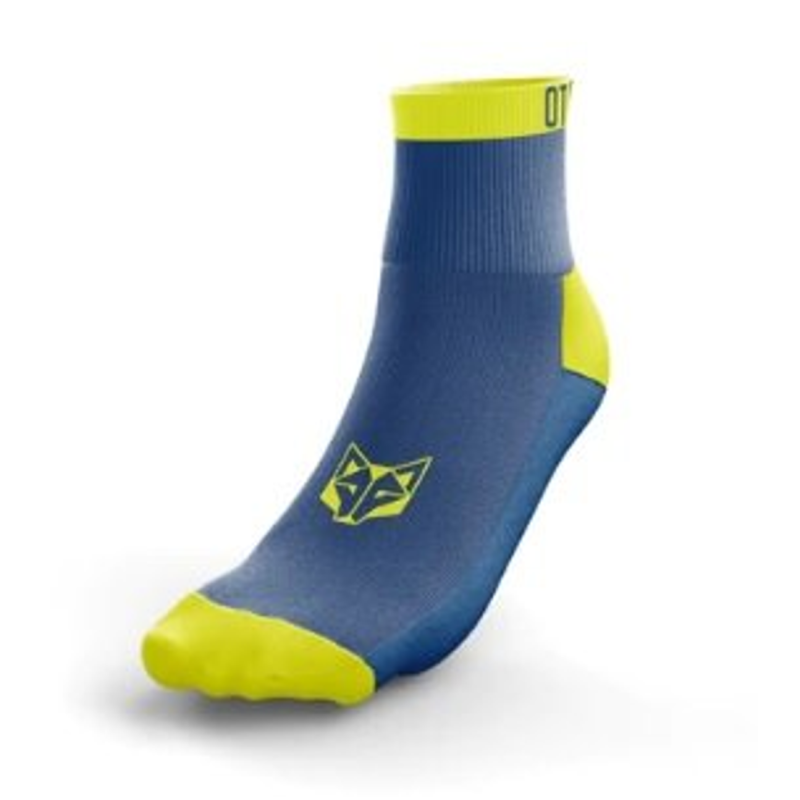 Calcetines Multi-Sport Low Cut Electric Blue & Yellow