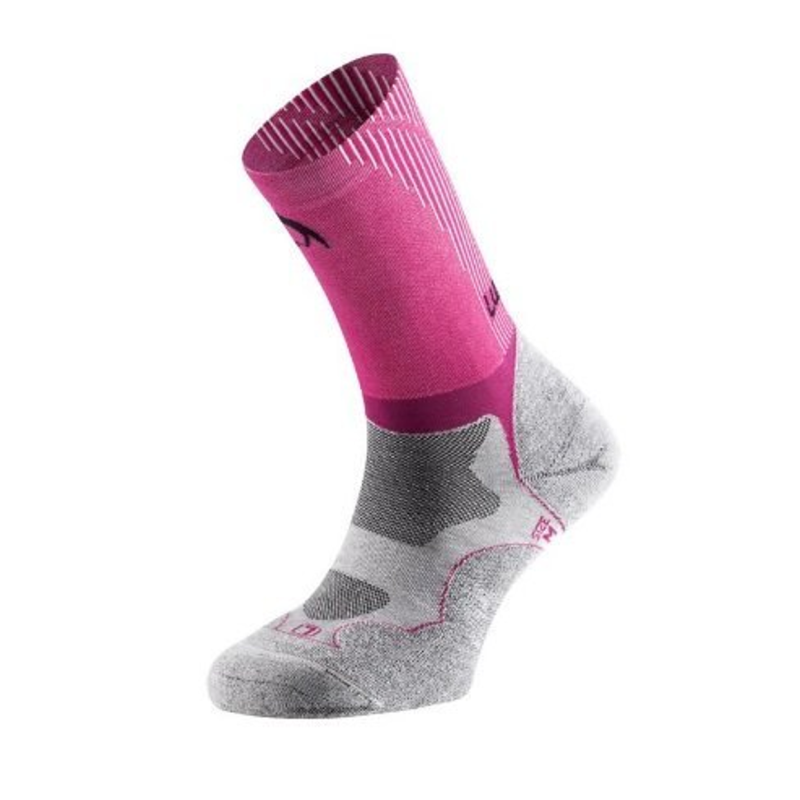 Calcetines Lurbel Gravity mujer gris claro rosa Running