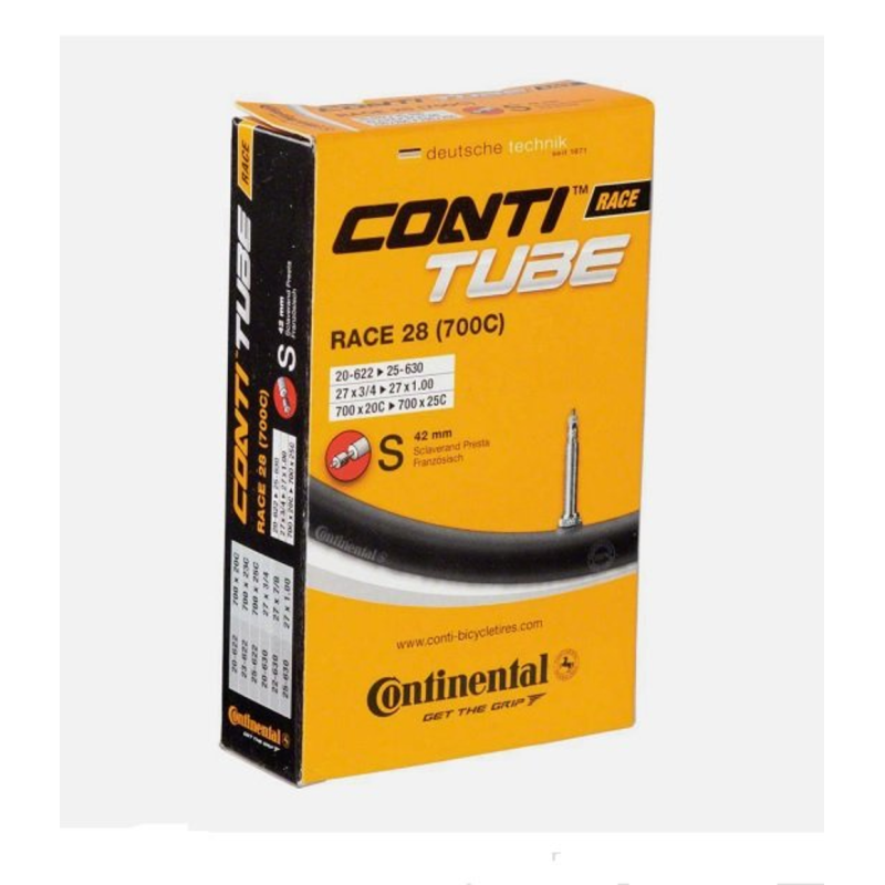 Cámara Race tube wide 700Cx25-32C válvula presta 42mm Continental