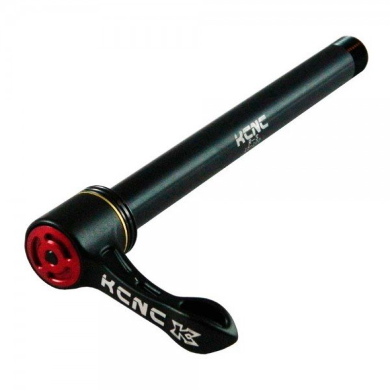 Eje pasante delantero KQR07 PressClick MTB 15mm negro