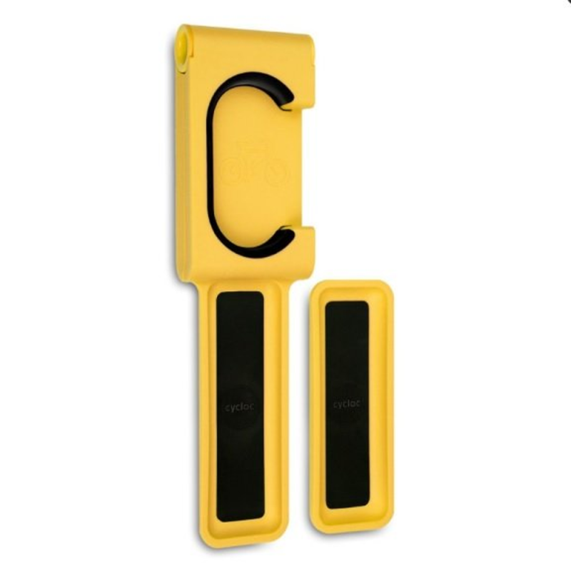 Soporte Bicicleta Pared Endo Cycloc amarillo
