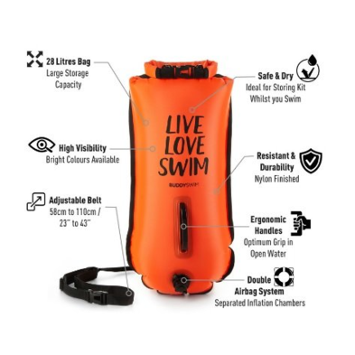 Boya aguas abiertas LLS 28L naranja