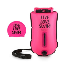 Boya de seguridad agua abiertas LLS 20L rosa natación Rosa BUDDY SPORT
