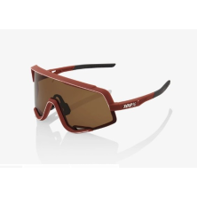 Gafas Glendale rojo oscuro con lentes espejadas bronce 100%