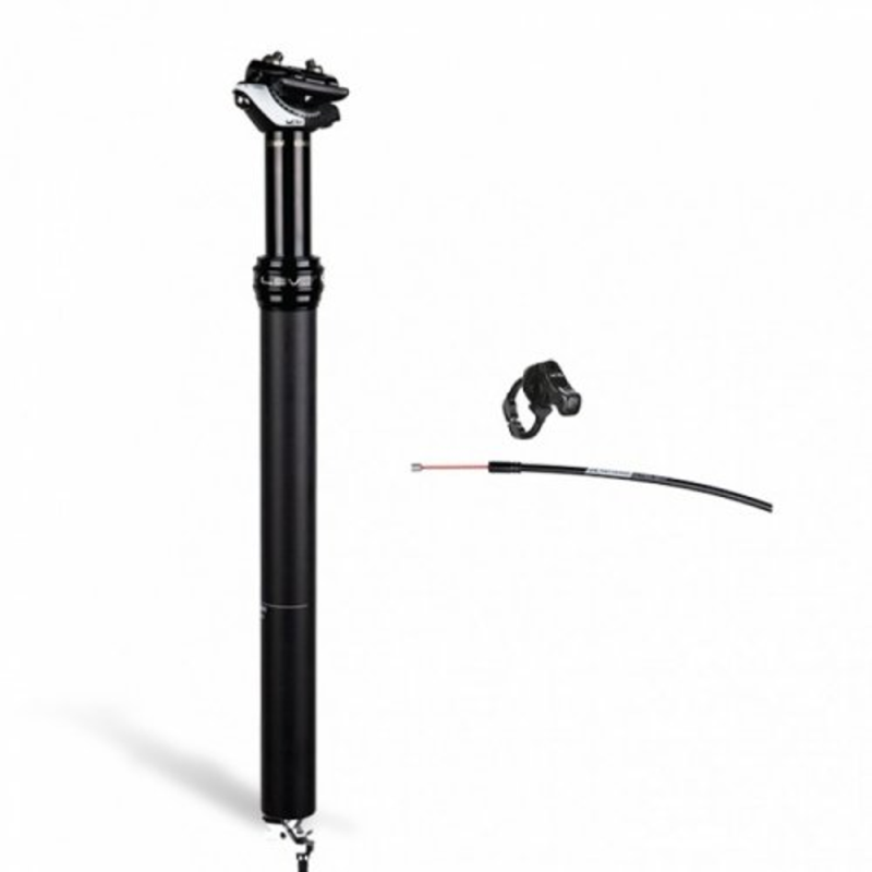 Tija telescópica carbono KS Suspensión LEV-Ci 31.6 175mm cable interno con mando