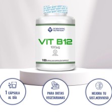 Scientiffic Nutrition VIT B12 100 cápsulas características