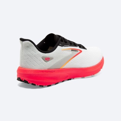 Zapatillas Brooks Launch 10 mujer Black/Fiery Coral lateral