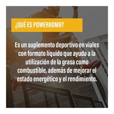 Powergym Powerbomb Guaraná y Cafeína qué es