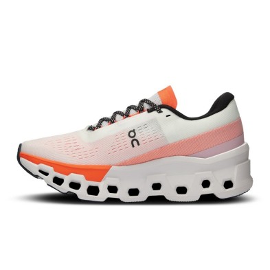 Zapatillas On Running Cloudmonster 2 mujer Undyed/Flame perfil
