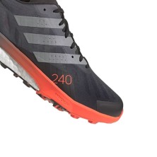 Zapatillas Adidas Terrex Speed Ultra Trail Running Core Black/Solar Red detalle punta
