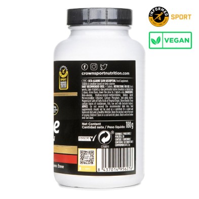 Beta Alanine slow absortion 120 cápsulas