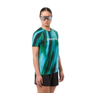 Camiseta M/corta NNormal Race T-Shirt mujer Print verde azul