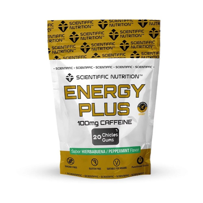 Scientiffic Nutrition Energy Plus Chicle cafeína