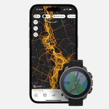 Reloj Deportivo GPS Suunto Vertical Steel Solar All Black mapa cliente iphone