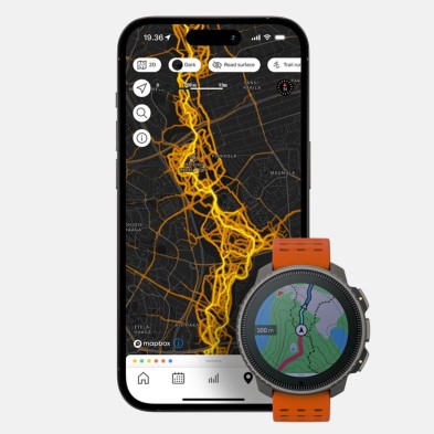 Reloj Deportivo GPS Suunto Vertical Steel Solar Canyon mapa cliente iphone