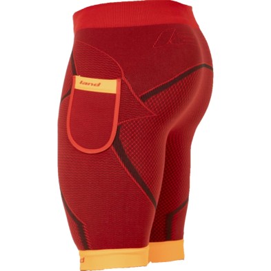 Malla corta Land Nimbus hombre rojo perfil