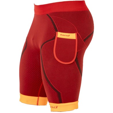 Malla corta Land Nimbus hombre rojo diagonal