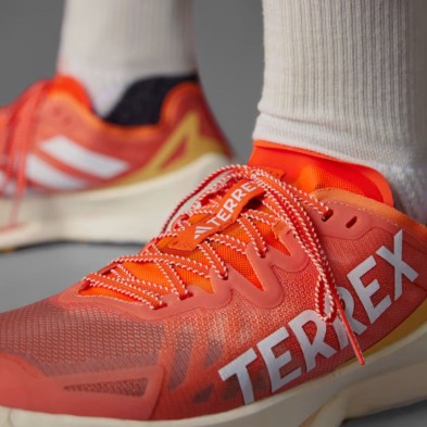 Zapatillas Adidas Terrex Agravic Speed Ultra naranja cordones