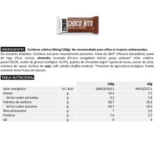 Barrita Endurance Fuel Bar 226ers Choco Bits Café y cacao tabla nutricional