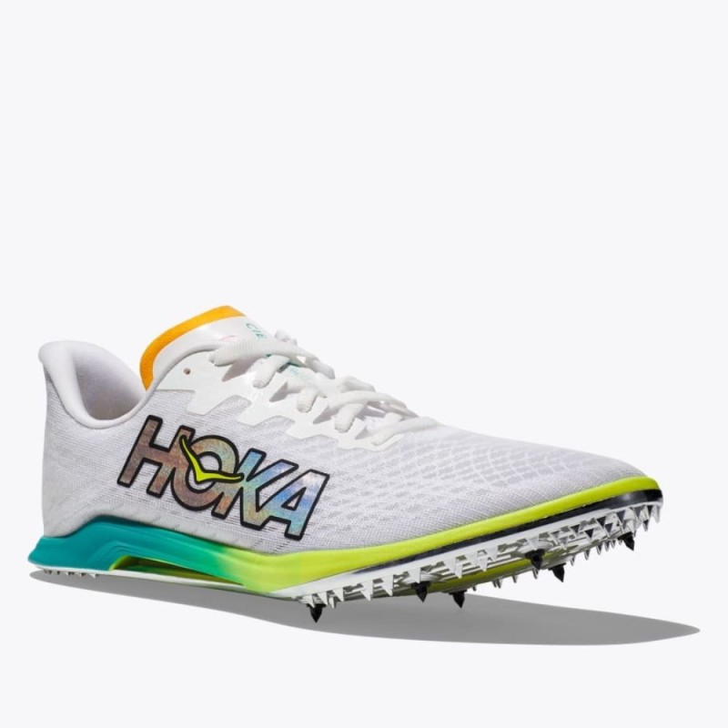 Zapatillas Hoka Cielo X 2 MD Unisex White / Ceramic perfil